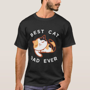 Calico Cat Dad Long Sleeve Shirt Best Kitty Father