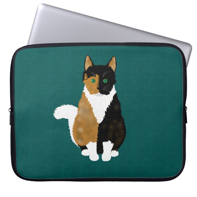 Calico Cat Electronics Bag (Front)