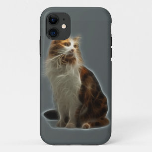 Calico Cat Fractal Case-Mate iPhone Case