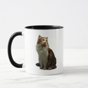 Calico Cat Fractal Mug