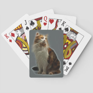 Calico Cat Fractal Playing Cards