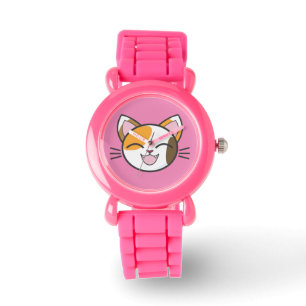 CALICO CAT GIRLS WRIST WATCH