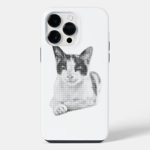 Calico Cat Halftone iPhone 14 Pro Max Case
