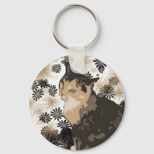 Calico Cat Key Chain