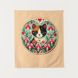 Calico Cat love                                    Tapestry