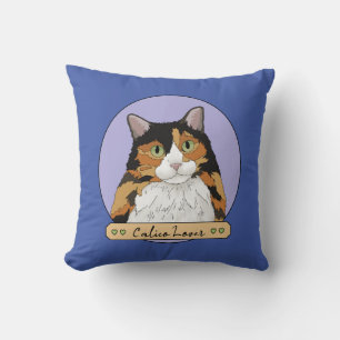 Calico Cat Lover Cushion