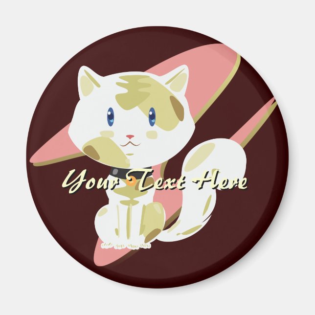 Calico Cat Magnet (Front)