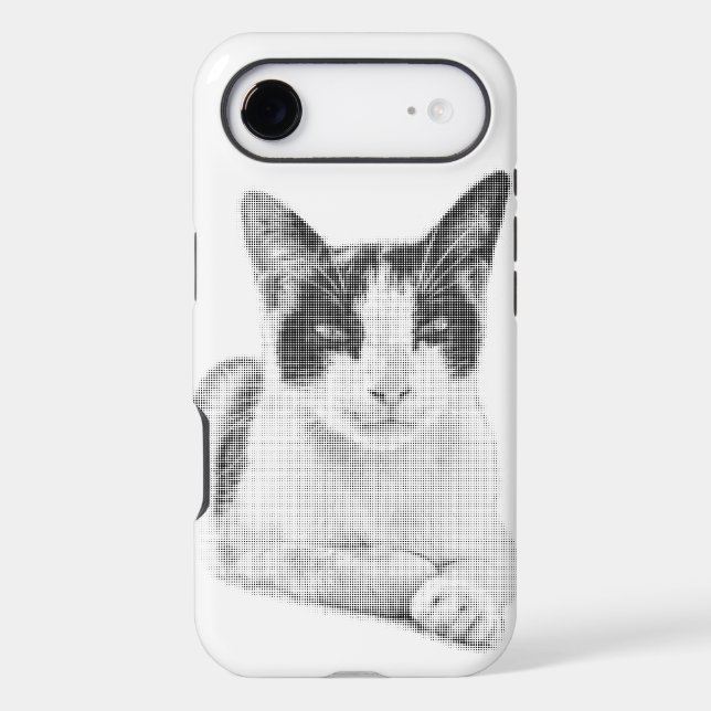 Calico Cat Minimal Halftone (Back)