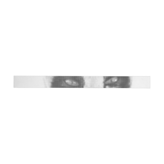 Calico Cat Minimal Halftone Wrap Around Label (Individual)