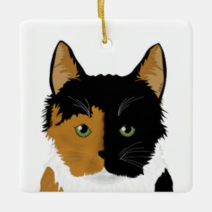 Calico Cat Ornament
