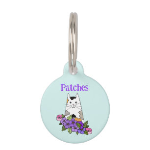 Calico Cat  Pet Tag
