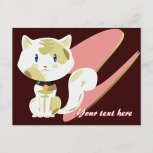 Calico Cat Postcard
