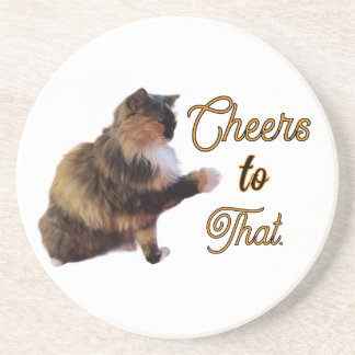 Calico Cat Shake on it? Coaster