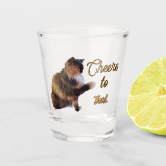 Calico Cat Shake on it? Shot Glass