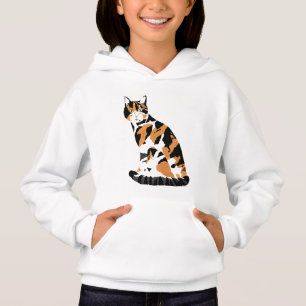Calico cat sitting