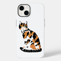 Calico cat sitting