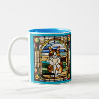 Calico Cat Stained glass Mug