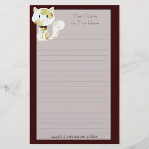 Calico Cat Stationery