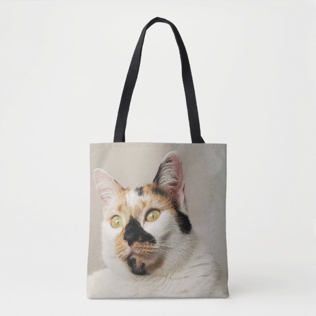 Calico Cat Tote Bag (Front)
