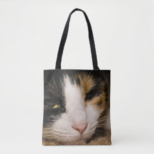 Calico Face Tote Bag