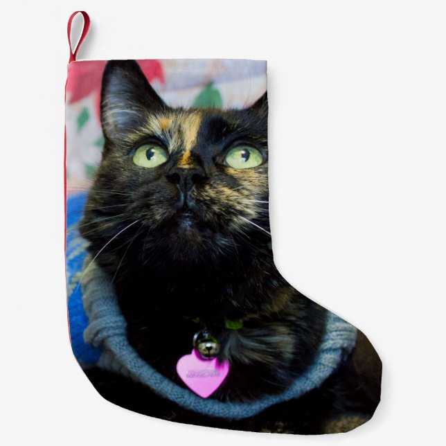 Calico II Small Christmas Stocking (Front)