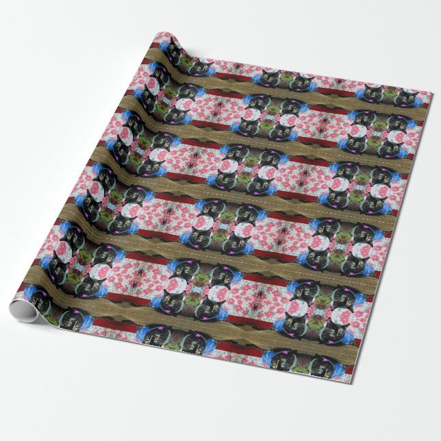 Calico III Wrapping Paper (Unrolled)
