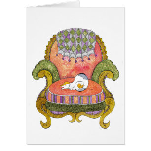 Calico in Chair
