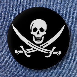 Calico Jack 6 Cm Round Badge