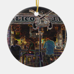 Calico Jacks Grand Cayman Island Ceramic Tree Decoration