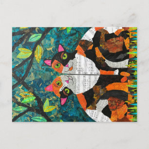 Calico Love Postcard