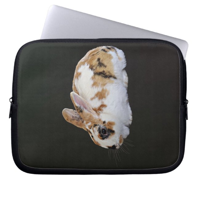 Calico Rabbit Laptop Sleeve (Front)