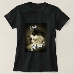 Calico says Check Meowt T-Shirt