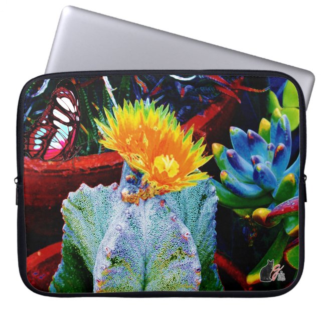 Caliente Cactus Laptop Sleeve (Front)