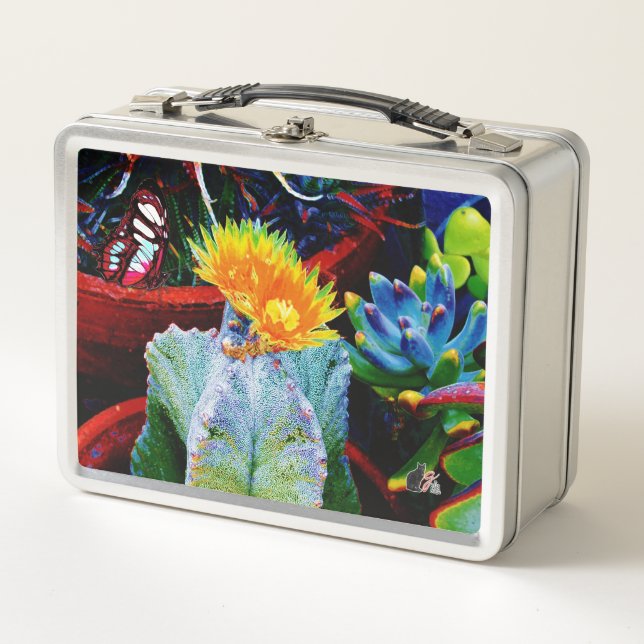 Caliente Cactus Metal Lunchbox (Front)