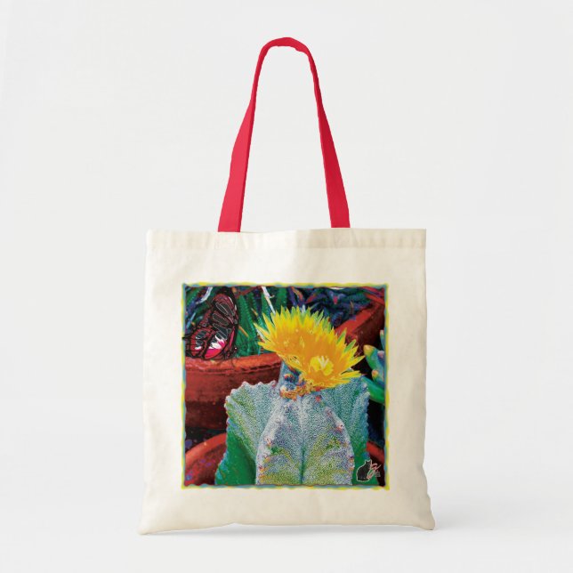Caliente Cactus Tote Bag (Front)