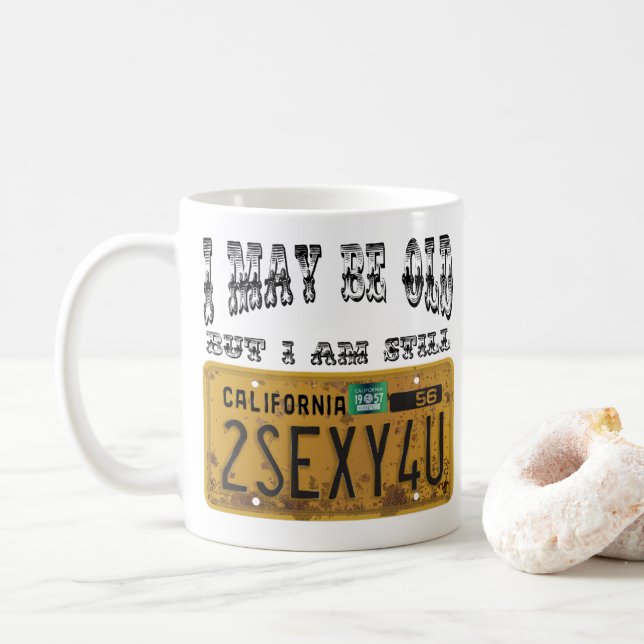 California 2SEXY4U mug (With Donut)