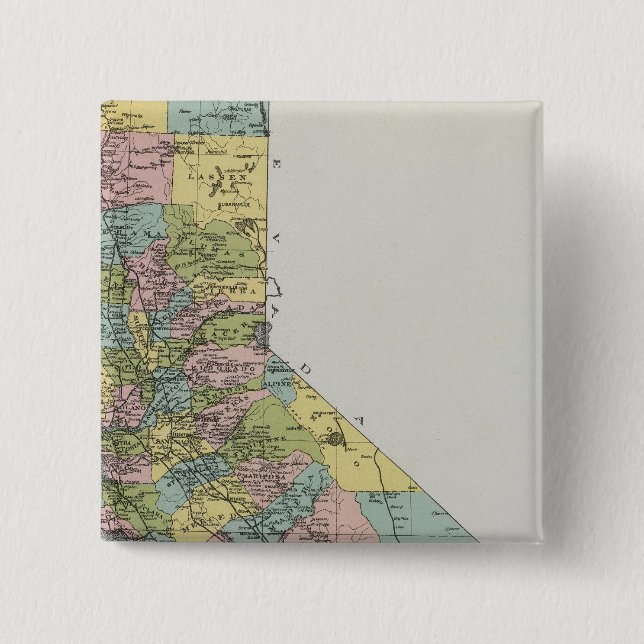 California 3 15 cm square badge (Front)