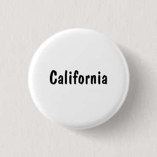 California 3 Cm Round Badge