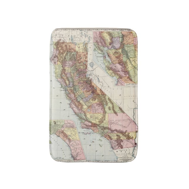 California 8 bath mat (Front Vertical)