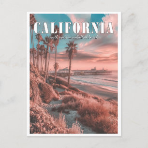 California : A Vintage Manhattan Beach Postcard