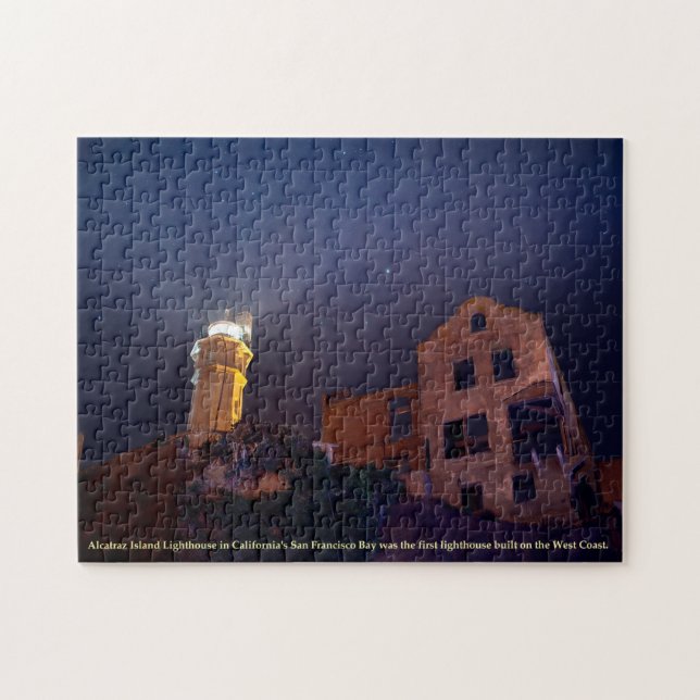 California Alcatraz Island Lighthouse Jigsaw Puzzle (Horizontal)