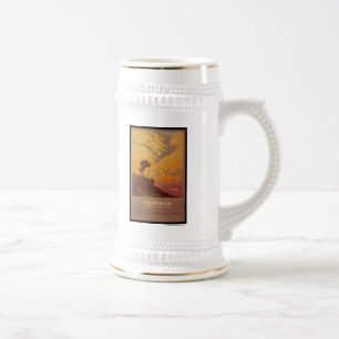 California. America's Vacation Land Beer Stein