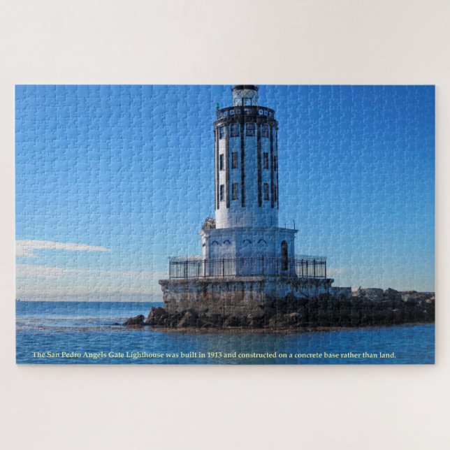 California Angels Gate Lighthouse Jigsaw Puzzle (Horizontal)