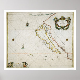 California as an Island Poster