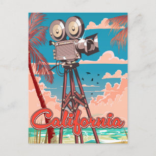 California at the Movies Holiday Postcard
