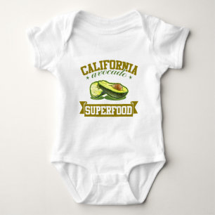 California Avocado Baby Bodysuit