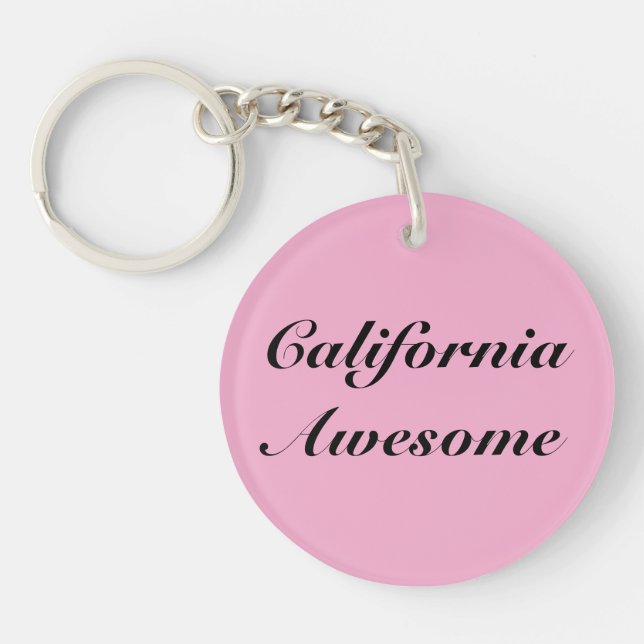 California Awesome  Key Ring (Front)