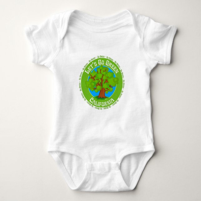 california baby bodysuit (Front)