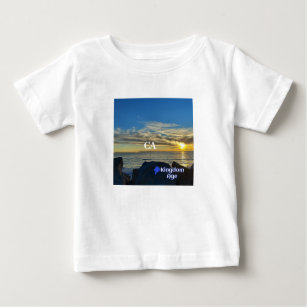 California baby t-shirt baby surf t-shirt