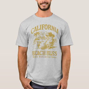 California Beach Bliss on Cali Shores T-Shirt